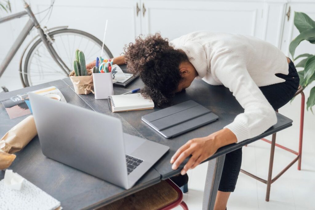 tired worker