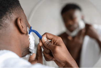 shave to avoid razor bumps